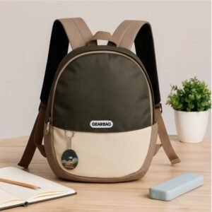 gearbag tas ransel kasual minimalis – backpack sekolah kuliah kerja sporty olahraga unisex canvas premium